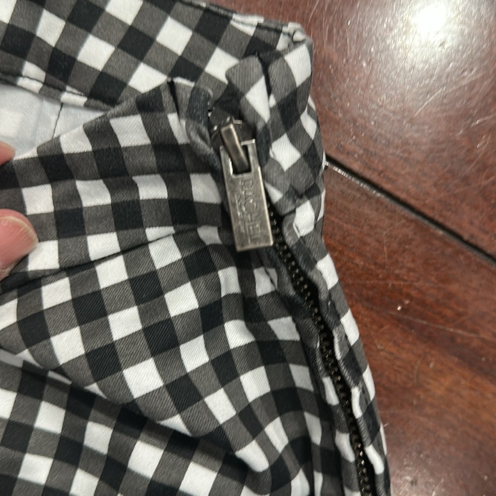 Rachel Roy Black and White Checkered Pants - Picture 3 of 4